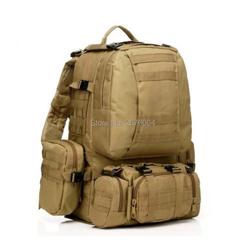 

50L Outdoor Military Tactical Backpack large Capacity Camping Bags Mountaineering Backpack Men's Hiking Rucksack Travel Bag