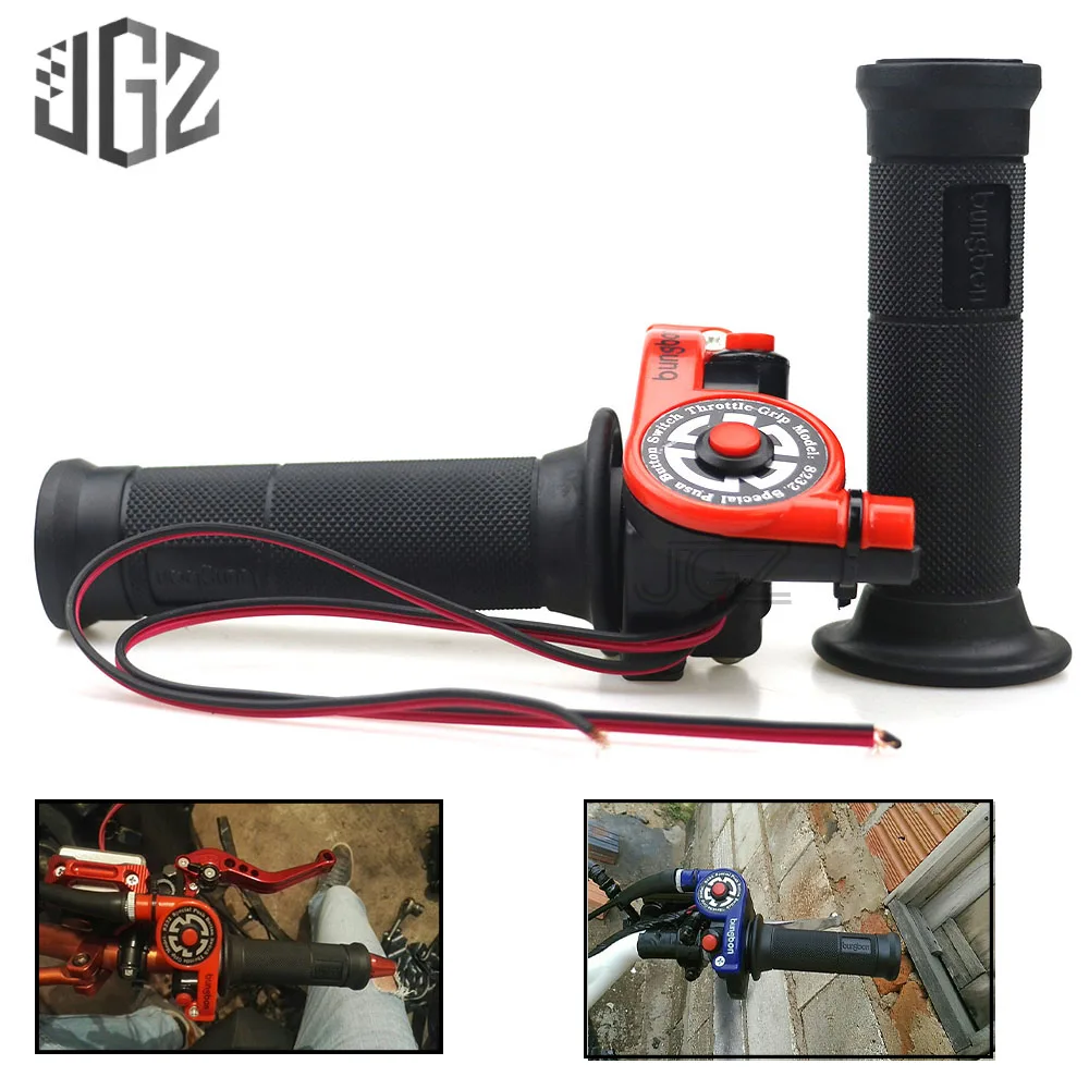 

Motocross Universal Throttle Hand Grip Acelerador with On-Off Ignition Switch Quick Twister for KTM ATV Quad Pit Dirt Bike Buggy
