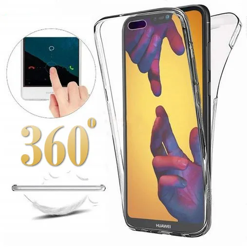 

360 Full body Case For Huawei Y6 Y7 Pro P Smart 2019 P20 Lite P30 Pro P10 P8 P9 Lite 2017 Mate 10 20 Lite Front Back Cover Shell