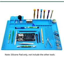 S-160 силиконовый ремонтный коврик Магнитный Теплоизоляционный рабочий магнитный для электропайки ремонтная платформа для iPhone PC LG