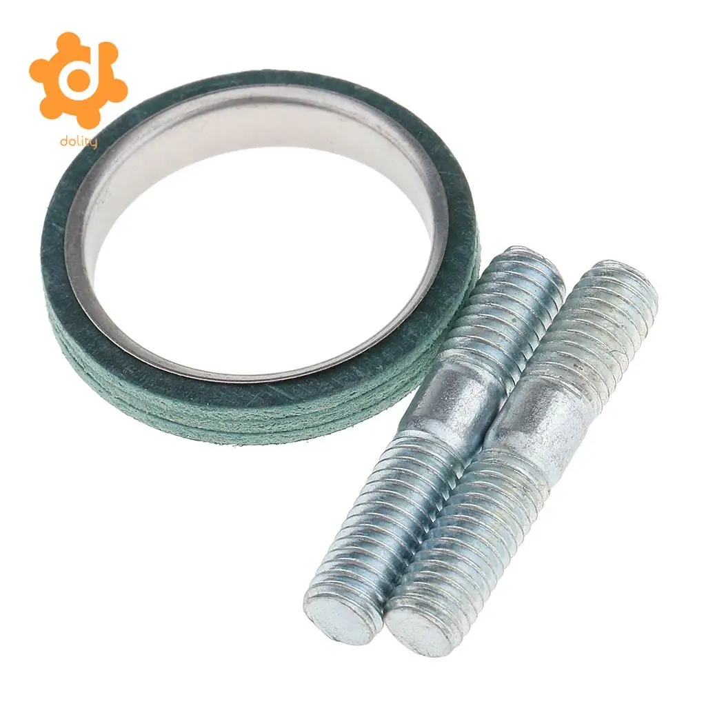 Exhaust Studs Nuts Bolt Exhaust Gasket 1 set for auto fasteners,auto accessories,motorcycle fasteners,motorcycle screws,motorcycle accessories,car accessories GY6 50/70/90/110/125/150CC Scooter ATV Moped Quad