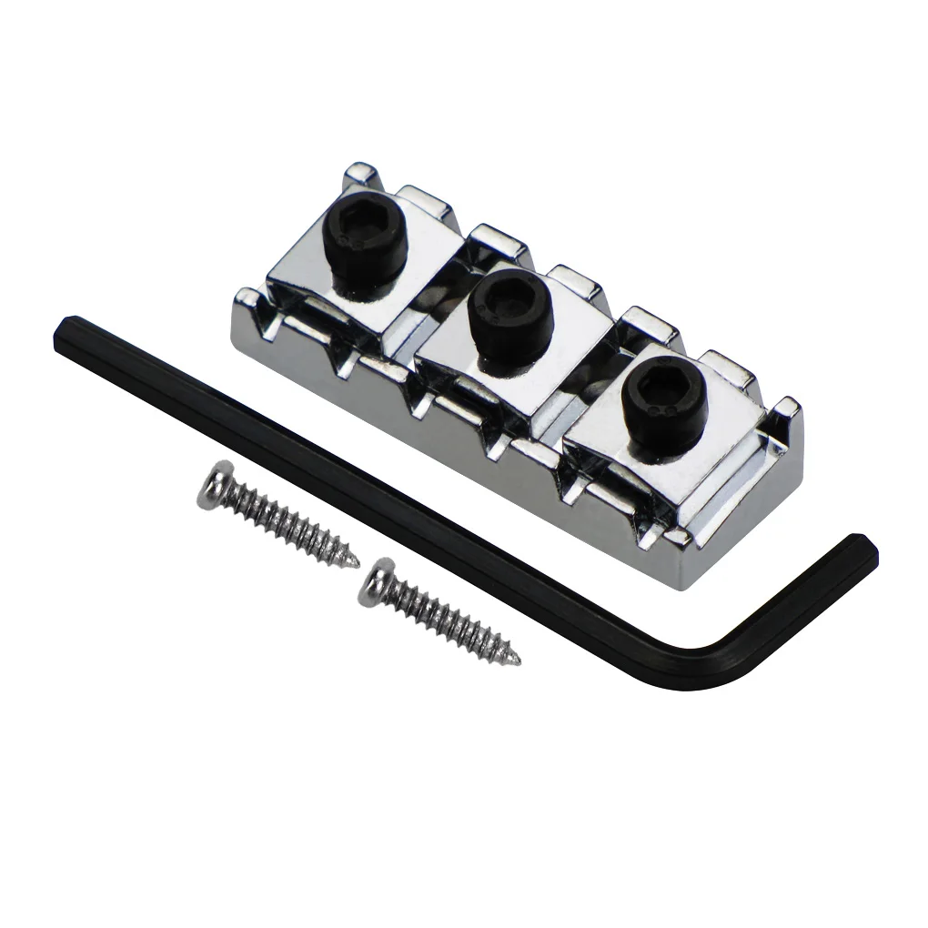 NEW 1pcs Chrome Guitar String Lock Guitar Locking Nut 42mm for Tremolo