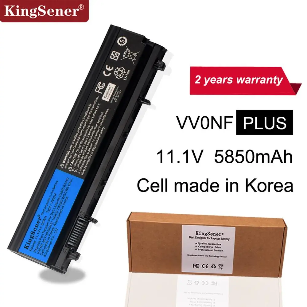 Продажа KingSener Корея сотовый Новый VV0NF Аккумулятор ноутбука для DELL Latitude E5440 E5540 серии VJXMC N5YH9 0K8HC 7W6K0 FT6D9 11,1 V 65WH