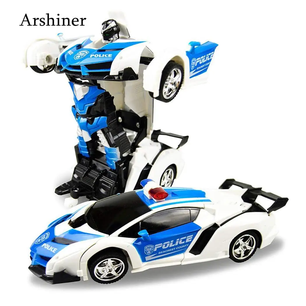 

RC Car Transformation Robots Sports Cool Deformation Car Kids Toys Vehicle Model Robots Toys Gifts For Boys