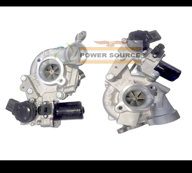 2 Twin Turbo RHV4 VB22 VB23 17208 51010 17201 51020 Турбокомпрессор для TOYOTA Land cruiser 200 series C Rail AWD 1VD FTV