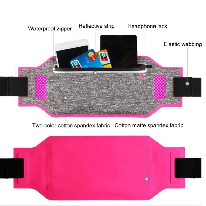 Наружная спортивная сумка унисекс для бега мобильный Чехлы для телефона непромокаемый спандекс ультра-тонкий
