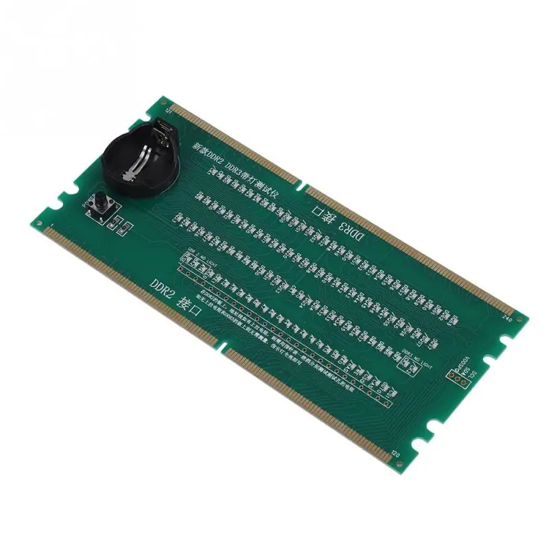 Два в одном для рабочего стола материнской платы Тесты карты DDR2 / DDR3 с светильник