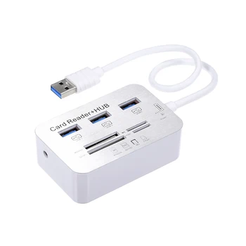 

All in One Card Reader USB 2.0 USB 3.0 USB 3.1 USB C Type C 3 USB3.1 Hub With MS M2 TF for PC