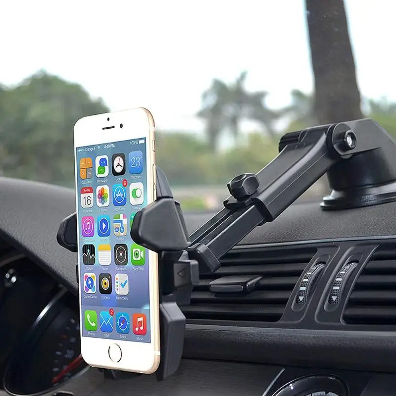 

Universal Suction Cup Car Phone Holder Auto Vehicle Dashboard Windshield Stand Bracket Support for Mobile Interior Accessories