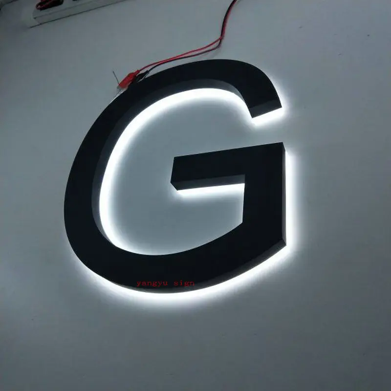 US $246.00 Manufacture custom 3D waterproof led light alphabet backlit stainless steel letters