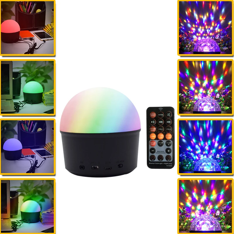 

Wireless Bluetooth Disco Lamp Party Music Speaker Light Stage Bluetooth Wireless