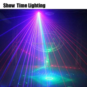 

Show Time 6 holes scanner laser light rgb pattern laser dj KTV disco laser projector dmx laser party home entertainment