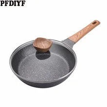 20-28 см медицинская каменная антипригарная сковорода новая Блинная сковорода для стейка без испарений с/без крышки используется для газовой и индукционной плиты