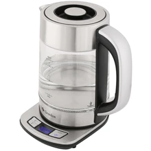 Чайник электрический GEMLUX GL-EK897DDK(Мощность 2200 Вт, стеклянный корпус, объем 1,7 л., Функция установки и поддержания температуры