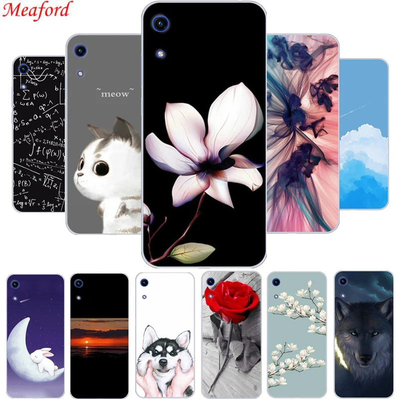 

Popular Case For Huawei Y6 Pro 2019 Case 6.09" Soft Silicone TPU Case For Huawei Y6 Pro 2019 Phone Case Funda Floral Cute Coque