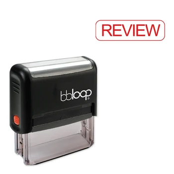 

Bbloop Review w/Round border Style Font and Design Self-Ink