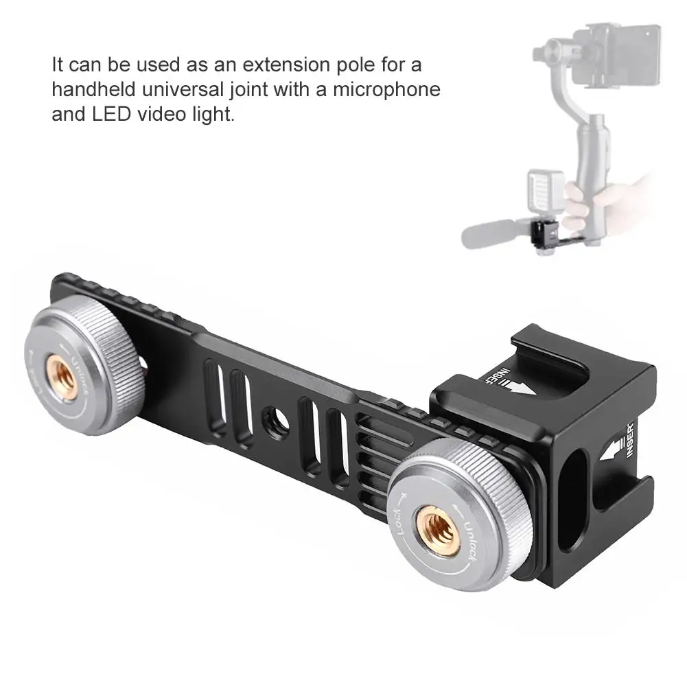 Удлиненный кронштейн держатель стабилизатор для Zhiyun Smooth 4 /Smooth DJI Osmo Mobile 2
