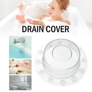

Bathroom Bath Overflow Plastic Drain Plug Filter Pressing Bouncing Closed Drains Cover Strainer Floor Filter Home Accessories