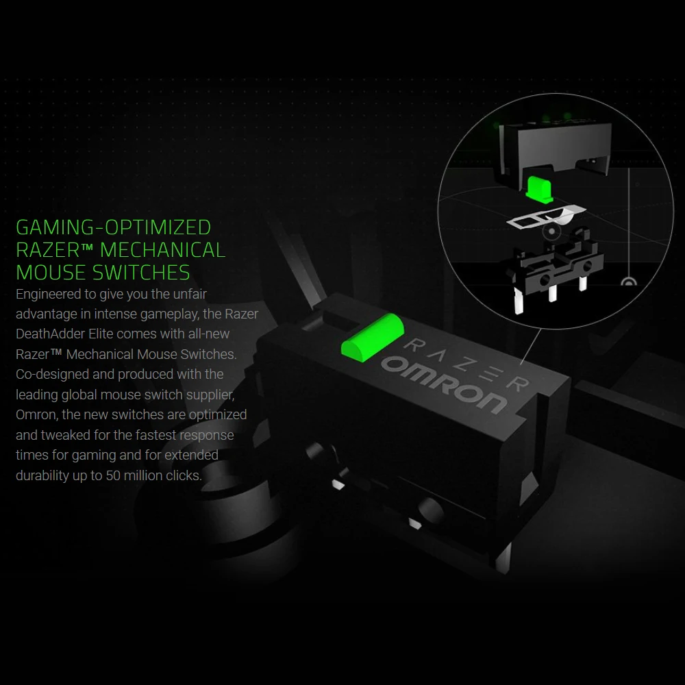 Беспроводная игровая мышь Razer Mamba hyидеальlux 16000 DPI 5G оптический датчик 450 IPS +