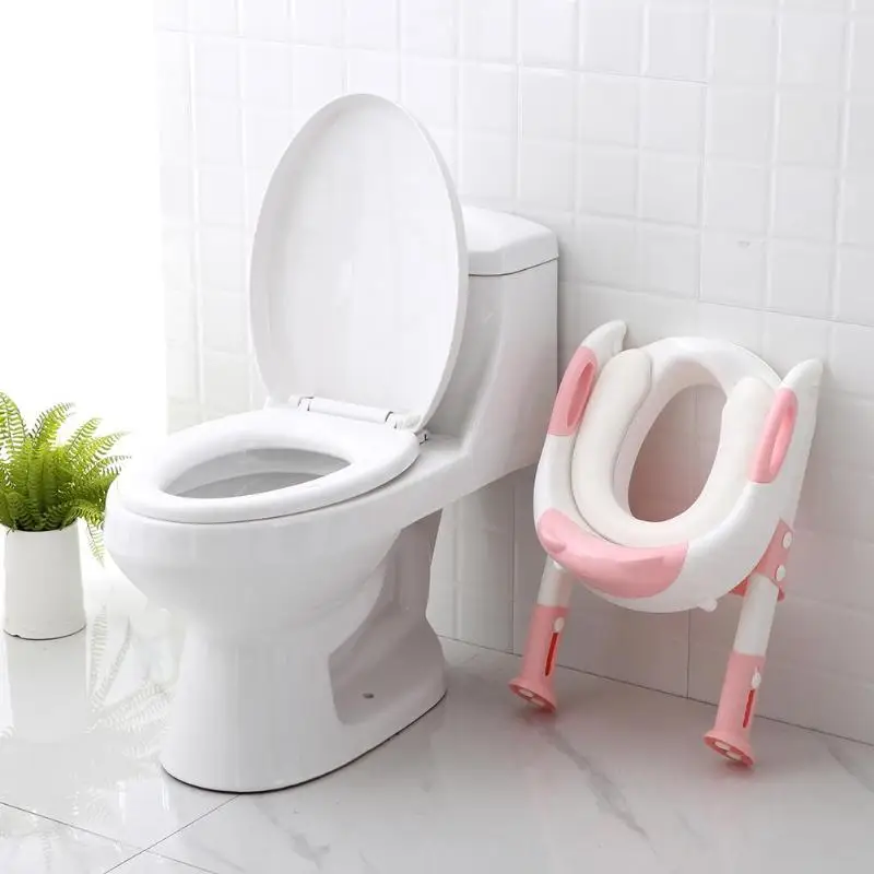 Harga Lipat Baby Potty Bayi Pelatihan Anak anak Toilet Kursi dengan Adjustable Tangga Urinal Portable Toilet Kursi untuk Anak anak