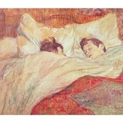Плакат с изображением кровати Анри де Тулуза-Lautrec (24x18) | Дом и сад