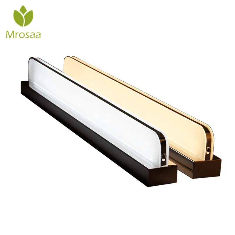 

3W/9W 23cm/42cm Bathroom Front Mirror Light Stainless Steel Led Wall Lamp Sconce Acrylic Bedside Lamp Toilet Lighting Fixture