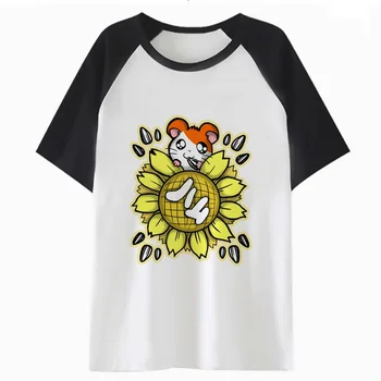 

hamtaro t shirt harajuku men clothing t-shirt for hop male hip tshirt streetwear funny tee top H1120