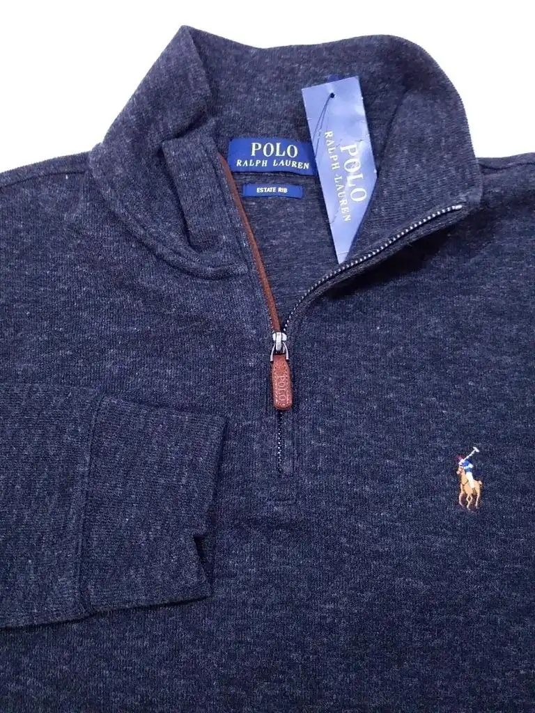 POLO RALPH LAUREN 1/2 ZIP MOCK NECK 