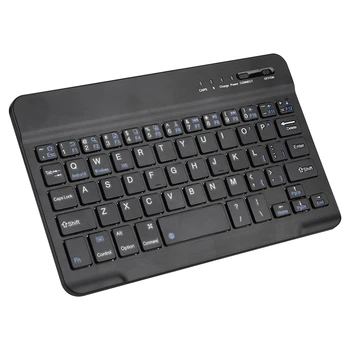 

Mini 7-8 inch Slim Light Aluminum Alloy Wireless Bluetooth Keyboard for Android IOS WIN Black
