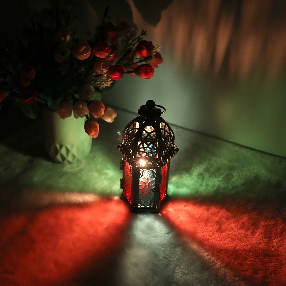 Houkiper винтажный марокканский декор фонари полый подсвечник ветрозащитные подсвечники для свадьбы украшения дома