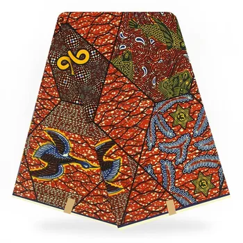 

Nigerian Lace Fabrics ASO EBI African Cotton Print Ankara High Quality Veritable Wax 2019 pagne africain hot wax Veritable