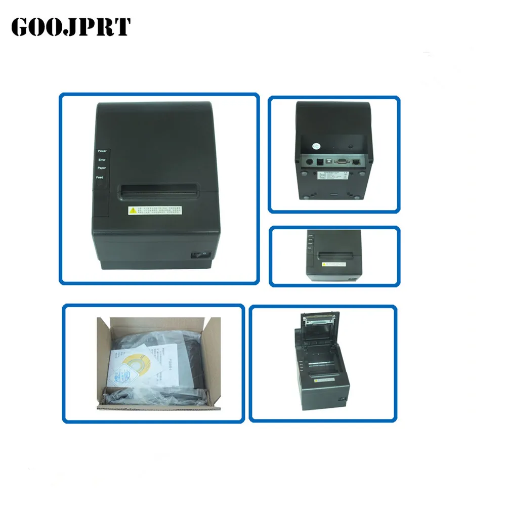 Самый дешевый Bluetooth Ethernet USB POS 80 мм POS80 термальный биллинг чековый принтер с авто