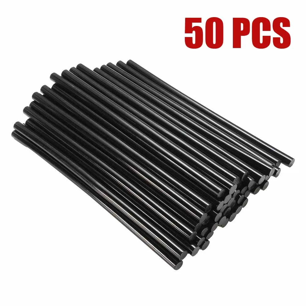 

New Arrival 50Piece 11mmx270mm Car Glue Stick Black DIY Hot Melt Glue Sticks For Hot Melt Multi Repair Tool Kit