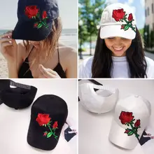 Новые мужские женские бейсболки хип-хоп Регулируемый головной убор Snapback Спорт унисекс роза цветочный горячий