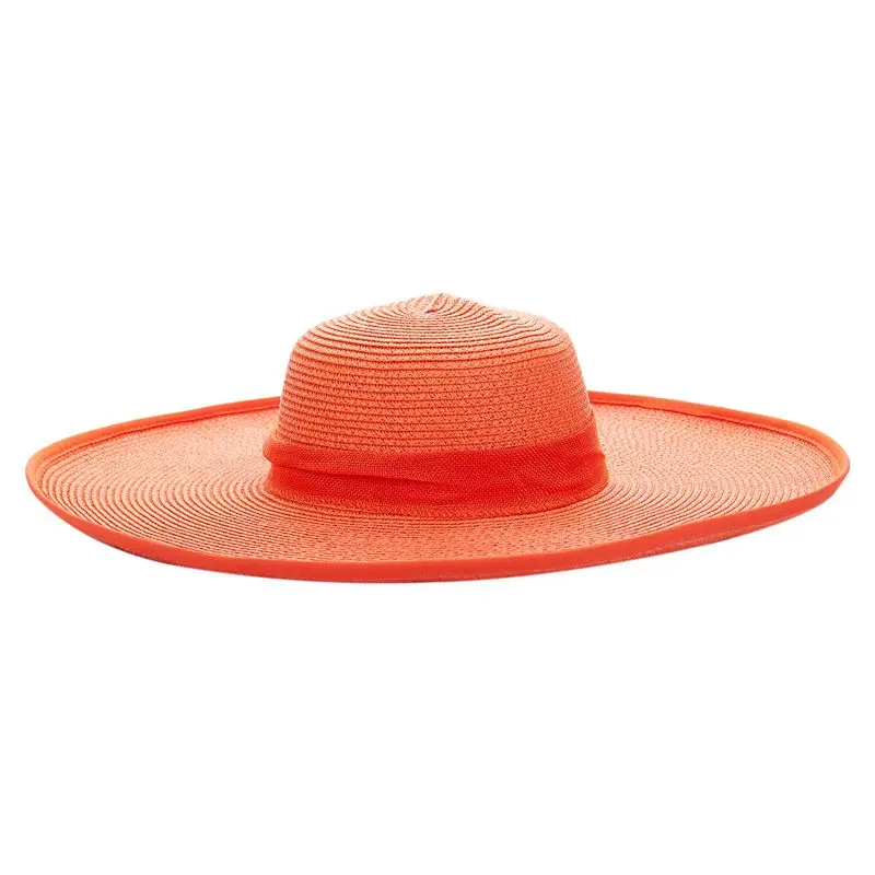 Summer Women Floppy Hat Big Bowknot Straw Hat Wide Brim Beach Hat Sun Hat