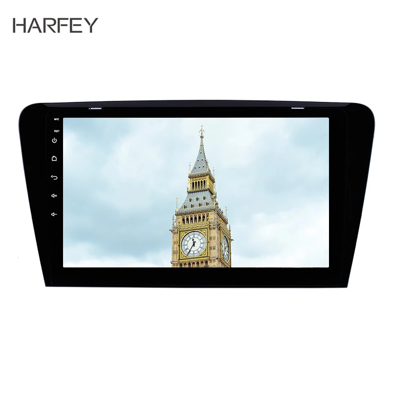 Harfey Android 8 1 Автомобильный мультимедийный Palyer 10 &quot2din для 2015 2016 2017 SKODA Octavia (UV) HD 1024*600