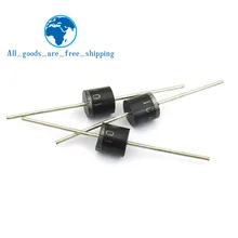 Завеса 10PCS электрическая осевой выпрямительный диод 10A10 R-6 DIP 10A 1000V 10a10