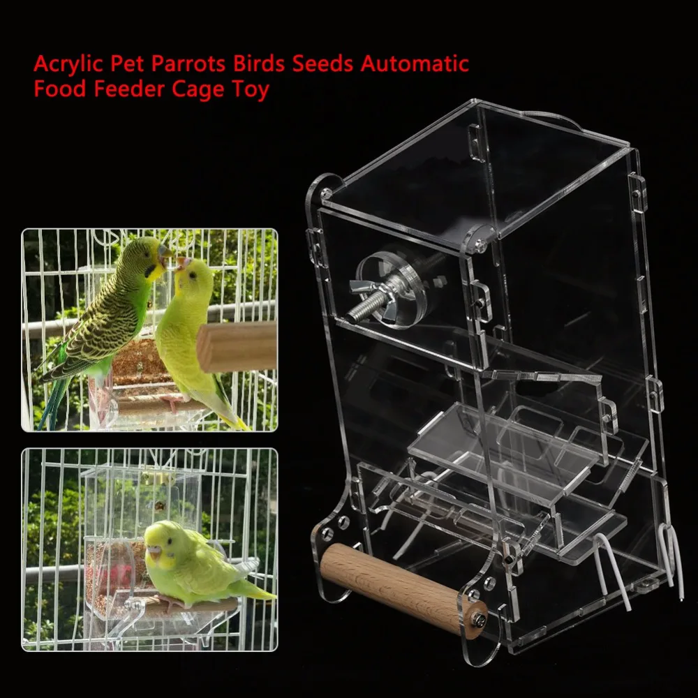 Корм для воды Lovebird Canary avary прозрачный кормушка птиц на открытом воздухе кормушек