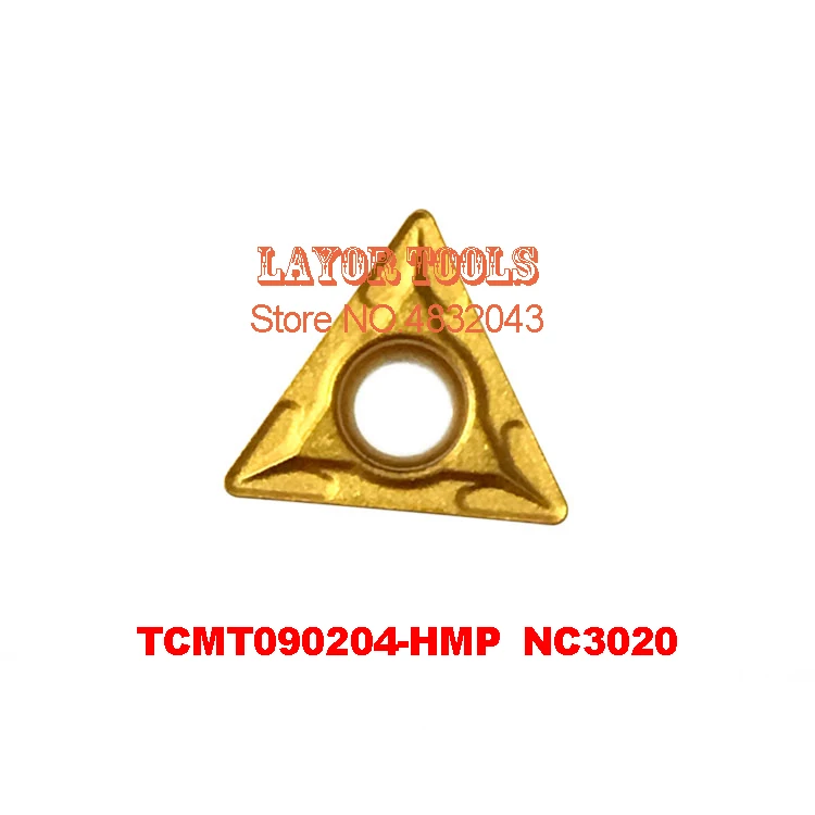 TCMT090204-HMP NC3020 твердосплавные Токарные Вставки для стали лезвие токарного станка