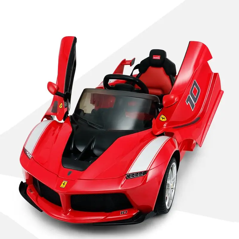 

Special Price Children's Four-Wheel Electric Vehicle with Remote Control Kids Rechargeable Baby Car Kids Toy Car with Open Door