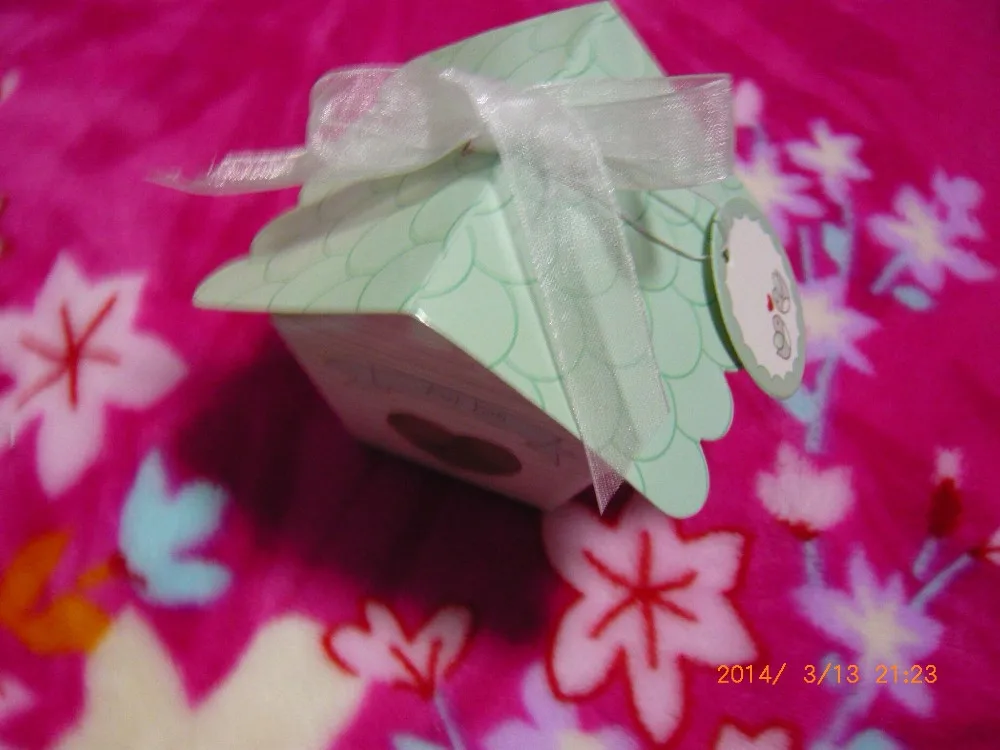 Свадебный сувенир Конфета коробка-100 шт/партия "Любовное гнездо" Птичий домик коробка для сувениров шоколадная симпатичная Подарочная коробка подарок на вечеринку в честь рождения ребенка коробка