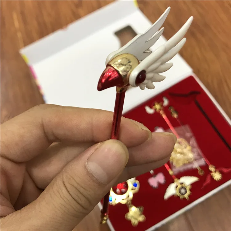 11 шт./компл. кардcaptor фигурки Сакура KINOMOTO SAKURA kerubersu волшебная палочка косплей