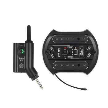 

Belcat SW400+R1 UHF Acoustic Guitar Wireless Sound Hole Pickup System with Transmitter Receiver Max.50M with USB Cable Carry Bag