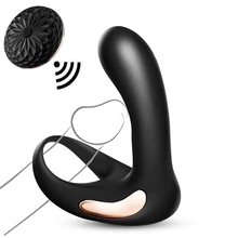 Dual Motors Anal Dildo Vibrator Prostate Massager Wireless Remote Anal Stimulate Vibrators Masturbator Sex Toys For Men Couples