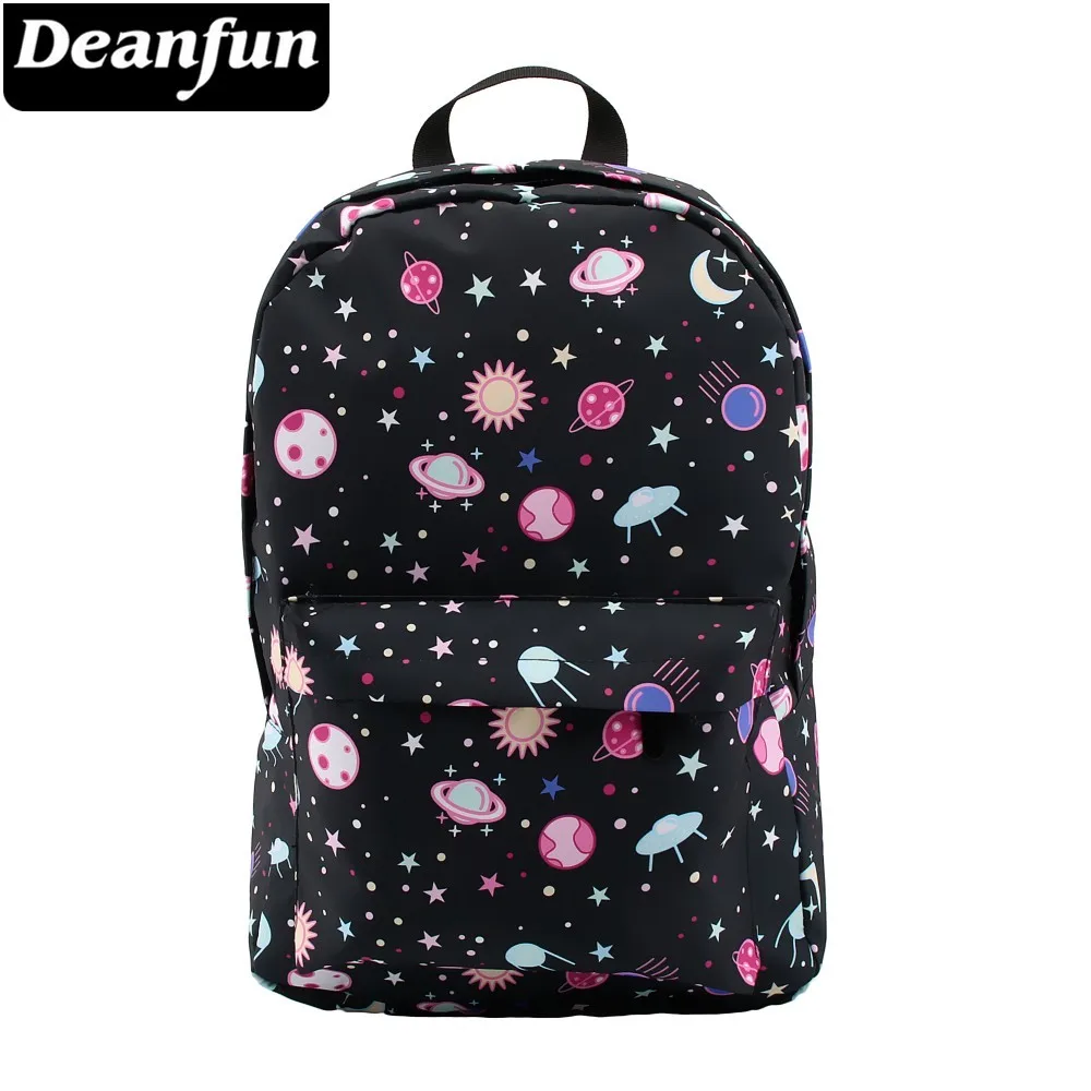 Deanfun рюкзак для девочек подростков школьная сумка космическая галактика