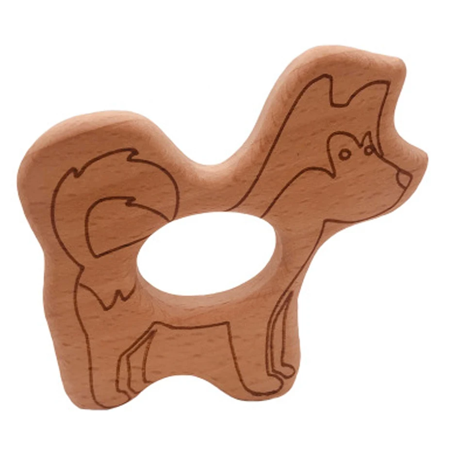 wooden teether stick