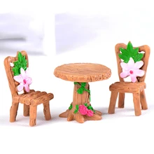 3 шт. миниатюрное украшение пейзаж милый Настольный стул декоративные мини пейзаж Декор