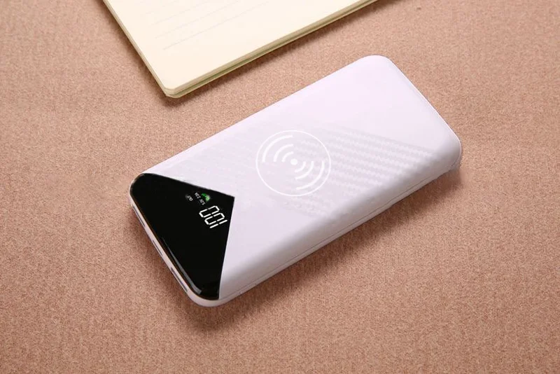 20000mah external battery mobile power 2 USB wireless charging mobile power portable charger for Xiaomi iphone Samsung 20000mah external battery mobile power 2 USB wireless charging mobile power portable charger for Xiaomi iphone Samsung