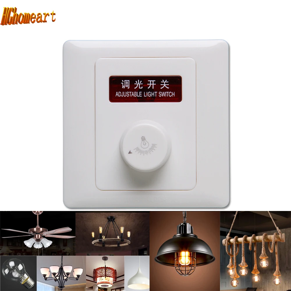 HGhomeart Brightness Control Dimmer Led Switch for Dimmable Light Bulb