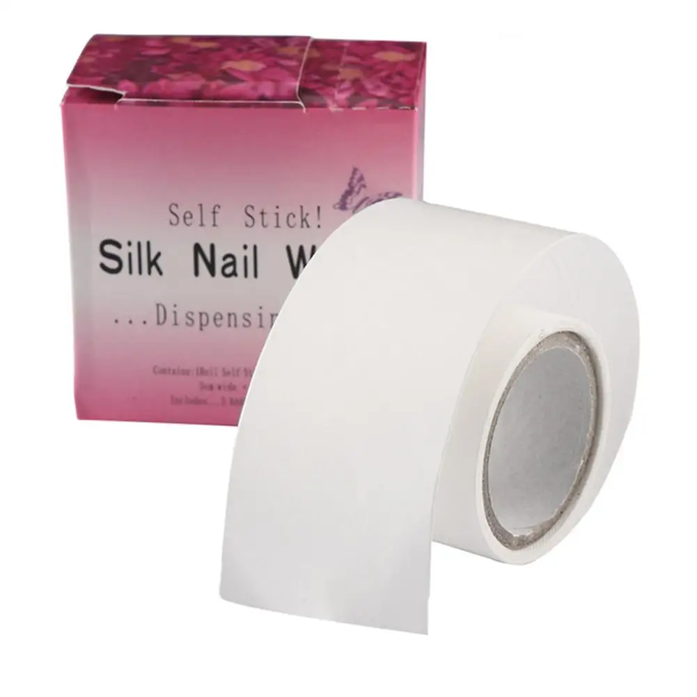 

Fancy 1 Roll Adhesive Silk Nail Protector Wrap Nails Tape Reinforce Nail Fiber Manicure Decor Tools